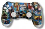 RE PlayStation 4 Doubleshock 4 V2 Wireless, Bluetooth, GTA V (PS4 /PC/PS5 / Android / iOS)