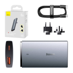 Seinalaadija Baseus GaN5, 65W, 1xUSB-C port, 1XUSB-A