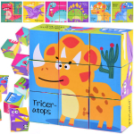 Suured klotsid Dinosaurused puzzle 6 pilti ZA 4729