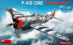 Liimitav mudel MiniArt 48001 P-47D-25RE Thunderbolt Advanced Kit 1/48