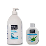 K&auml;teseep Meretuul ja intiimh&uuml;gieeni puhastusvahend Aaloe ja roheline tee Komplektis 2 tk 1000ml+250ml