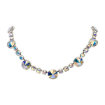 Naiste kaelakee Diamond Sky &bdquo;Vortex II (Aurora Borealis)&ldquo; koos Swarovski kristallidega DS00N116