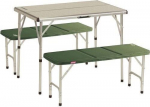 Laua ja pingi komplekt Coleman Pack-Away Table For 4, roheline, 90 x 39 x 9 cm