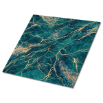 Kleepuvad dekoratiivplaadid Decormat 30x30cm, 9 tk, roheline malahhiit, 30x30 cm