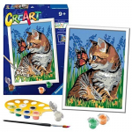 Maalimine numbrite j&auml;rgi Ravensburger Creart Cat