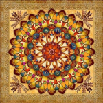 Teemantmosaiik Mandala 7D 65599, 30 x 30 cm