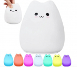 LED silikoonlamp lastele "Kass"