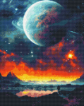 Teemantmosaiik Oh art Planet, 40x50 cm, 40x50