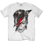 T-s&auml;rk meestele David Bowie Unisex : Halftone Flash Face
