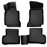 Auto kummimatid mustad 3D RIZLINE MB C-class W205 (2014-2021)
