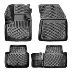 Auto kummimatid mustad 3D RIZLINE PEUGEOT 5008 II (2017-2024)