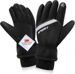 Meeste puutetundlikud talvekindad Atufarde, must