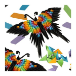 Origami 3D liblikas Alexander, 154 el.