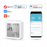 Zigbee temperatuuri ja niiskuse andur TUYA White, Zigbee temperatūros ir drėgmės jutiklis TUYA White