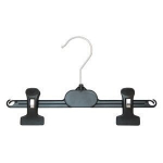 Laste riidepuu p&uuml;kstele ja seelikutele 26 cm, must, 100 tk