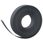 vidaXL aiapiire, hall, 10 m, 10 cm, pol&uuml;et&uuml;leen