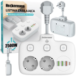 Toiteplokk 2500 W koos QC3.0 4x USB-ga