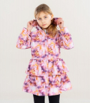 Lenne laste mantel 45g Polliana 24235*1736, roosa/kollane