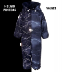 Lenne laste kombinesoon 80g Happy 24203*2225, tumesinine/valge