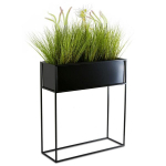 Moodne lillealus, must, 70 cm