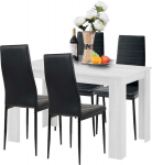 5-osaline s&ouml;&ouml;gikomplekt GoodHome, valge/must