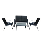 3-osios dalies aiam&ouml;&ouml;bli komplekt Patio Manhattan, must