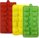 Joejis Kitchen 3 silikoonist kommide j&auml;&auml;kuubikuvormi