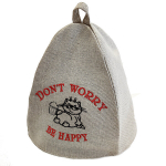 Linane saunam&uuml;ts Classik tikandiga Don't worry Be happy