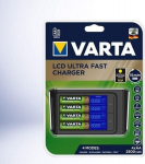 LCD kiirlaadija Varta 57685 + 4 AA 2100 mAh