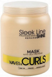 Stapiz Sleek Line Waves & Curl Mask, 1L, one size