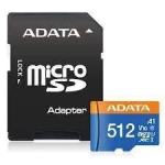 M&auml;lukaart Adata 512gb UHS-I CLASS 10 micro SD