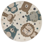 Hanse Home laste vaip Animal Party 100x100 cm