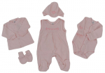 Viieosaline komplekt vasts&uuml;ndinutele, roosa