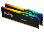 Operatiivm&auml;lu (RAM) Kingston Fury Beast RGB 32GB (2x16GB) DDR5 6400MT/s CL32 EXPO KF564C32BBEAK2-32