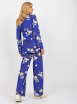 koobalti elegantne bleiser lillelisest &uuml;likonnast, L/XL