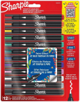 Loominguliste akr&uuml;&uuml;lmarkerite komplekt Sharpie, erinevad v&auml;rvid, 12 tk