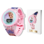 S&auml;rava tule ja multifilmitegelase kujundusega lastekell LIVMAN NN-89