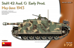 Liimitav mudel MiniArt 72114 StuH 42 Ausf. G Early Prod. May-June 1943 1/72