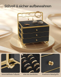 Ehtekarp Songmics, 20,5 x 22,7 x 23,5 cm, must