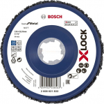 Puhastusketas Bosch N377 X-LOCK, 125 mm - Best for Metal