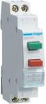 Juhtimisnupp koos LED-lambiga topelt SVN391 16A 1NO+1NC