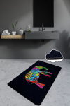 Vonios kilimėlis Olifant - Black (80 x 100)