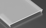 &Uuml;lipikk PMMA matt hajuti alumiiniumprofiilile - 1m
