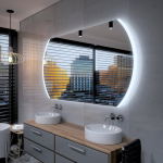 Peegel LED-valgustusega Vannituppa, Magamistuppa, Elutuppa - Baltimore - 140 cm, 100 cm, LED Veidrodis Modelis - Baltimore 140 cm x 100 cm