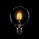 dim.led vintage lamp g80 8w e27 2700k