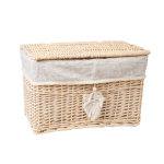 Home4You vitstest korv Willi Tassel, 33x20x14 cm