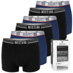Bokserid meestele Mustang, BM458, sinine, must, 6 tk, XL