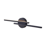 MARTA LED 8W CHROME NW seinalamp (kanari), czarny