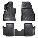 Auto kummimatid mustad 3d hyundai santa fe facelift hybrid (2020-...) rizline