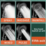 'Home Rhyme du&scaron;ipea otsik, t&auml;idetud suur veevarustus vann veesoojendi du&scaron;ikomplekt lillega p&auml;ikesepea'